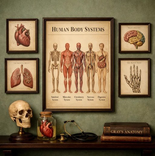 أجهزة جسم الانسان