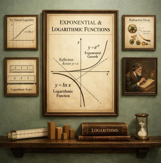 الدوال الأسية واللوغاريتمية